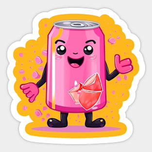 Soft drink cute T-Shirt cute giril Sticker